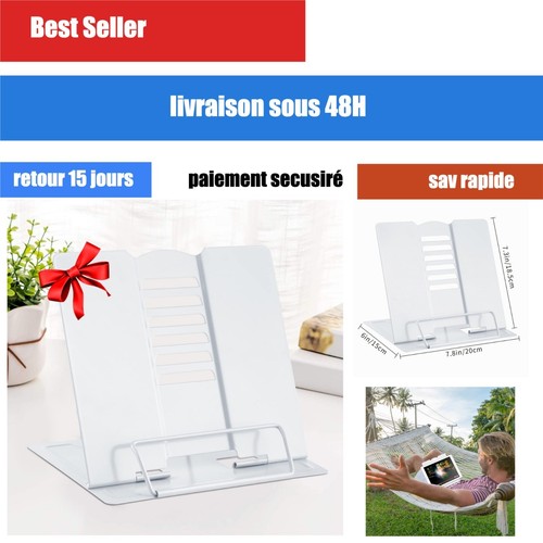 Pupitre porte livre pliable - pupitre,