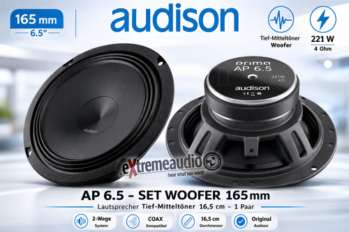 Audison set woofer - audison, 6.5