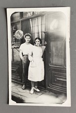 PHOTO CARD BAKERY BAKERS COUPLE BREAD FRONT SHOP