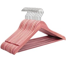 Lot de 10 Cintres en Bois de