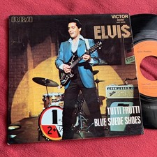 45 tours SP ELVIS Presley Tutti Frutti, Blue Suede Shoes RCA Victor 49787