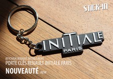 Porte Clés pour Initiale Paris Safrane Clio Scenic Megane Logo Keyrings