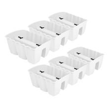 6 x jardinière 40 cm pot