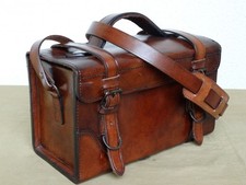 Vintage Valise Sac En Cuir Sac