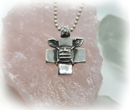 Cross wings face mask sterling - mask,