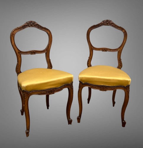 Paire chaises anciennes de - paire,