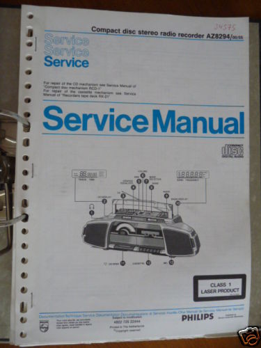 Service manuelle pour philips - service,