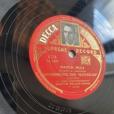 RARE french 78 rpm  Marcel