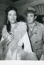 LINO VENTURA ROSA FURMAN LE RAPACE 1968 VINTAGE PHOTO ORIGINAL #1