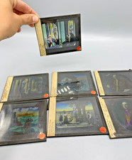 Lot 7 plaques photos lanterne magique, Maison de  Bonne Presse, madone, religion