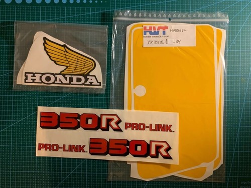 Honda 350 1984 stickers - 350, r