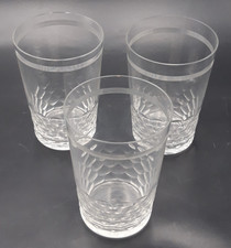 Lot of 3 Large Baccarat Crystal Glasses, Model "Palermo", H - 13 cm