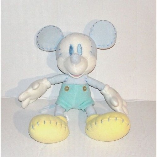 Peluche mickey vintage bleu - mickey,