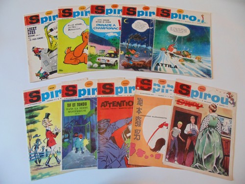 Spirou lot magazines - de,