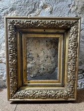 Cadre Ancien En Bois Doré à