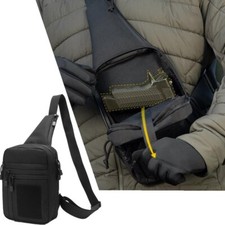 Tactical Concealed Carry Crossbody Gun Bag for Men Shoulder Chest Pack Range Bag