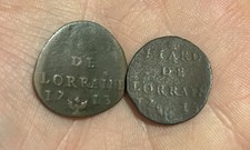 Lot de deux liards de Lorraine