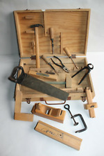 Antique Carpenter's Suitcase Game, 14 Tools for Kids