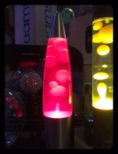 Lampe Lava Magma Lamp Classique Original Rose De Lava Liquide Fuchsia H:41 CM