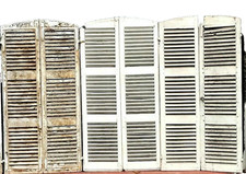 Suite de trois paires de volets en chene massif XIX