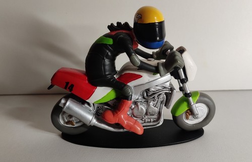 Figurine moto résine - résine, joe