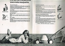 1964 ADVERTISING ADVERTISING WOLF TOOLS Gardening MOWER (2 pages)