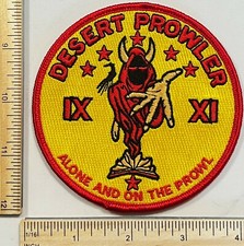 RARE - BLACK OPS MILITARY PATCH – DESERT PROWLER – ALONE AND ON THE PROWL