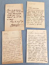 lot 4 correspondences signed Jean De Bonnefon the satirical triboulet 1888