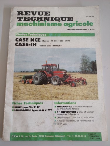 Revue technique tracteur - revue,