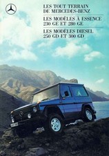 Catalogue Brochure Mercedes G