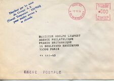 A.S. GROUP POSTAL STRIKE TEMPORARY WORK PARIS RUE DE SAINTONGE / 1974