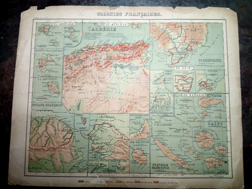 Carte géographique relief - géographique, en