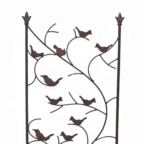 Treillage oiseaux fer