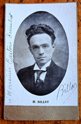 Autographe etienne billot - etienne,