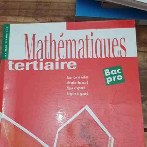 Mathématiques tertiaire