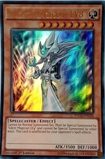 YGLD-ENC04 SILENT MAGICIAN LV8 ULTRA RARE 1ST EDITION YuGiOh CARD