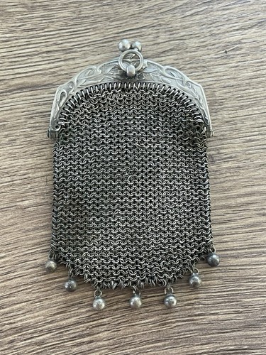 Ancien porte monnaie maille - porte, en
