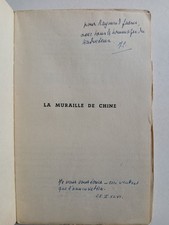 KAFKA Franz  La Muraille de
