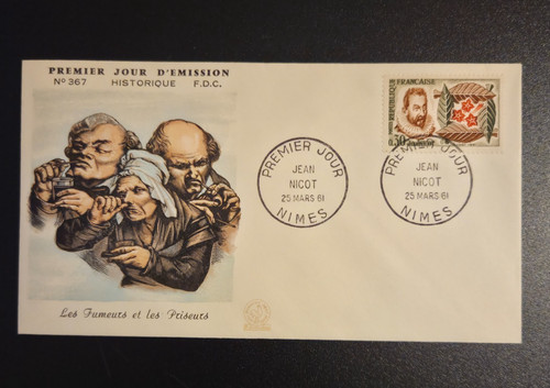 Enveloppe 367 fdc 1er - enveloppe, n°367