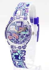 New Swiss Swatch B-BOT Blue