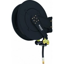 Enrouleur automatique fixe gros débit 10m gasoil/GNR – tuyau Ø25mm – raccord 1" 