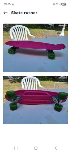Rusher skateboard complet