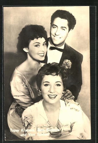 Carte postale actrice topsy - carte,