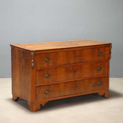 Commode ancienne noyer empire - ancienne,