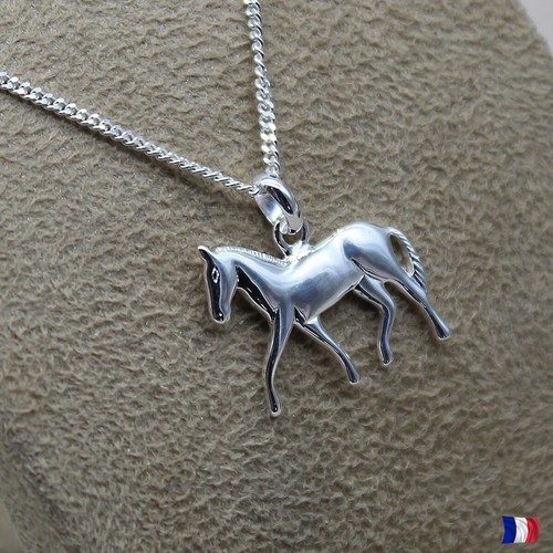 Collier pendentif cheval - pendentif,