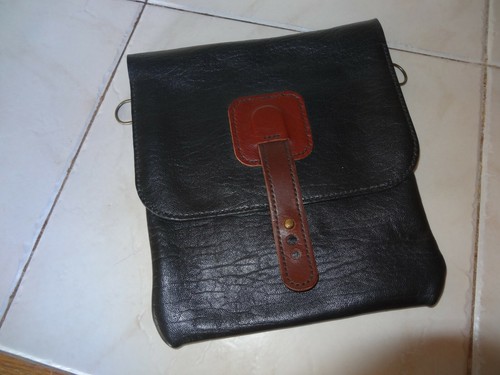 Besace sac cuir fait - besace, main