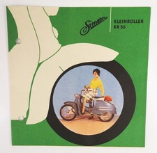 Simson Small Scooter KR50 Brochure 1962 RARE