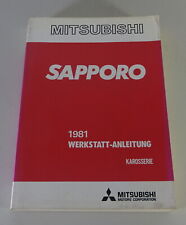 Shop Manual Mitsubishi Sapporo Basic Manual from 1981 onwards