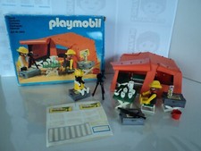 PLAYMOBIL vintage safari savane tente camp base photo set 3413 de 1980 / boîte