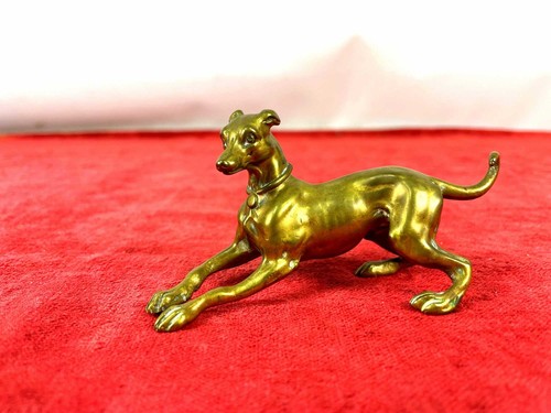 Whippet bronze miniature - whippet., bronze.